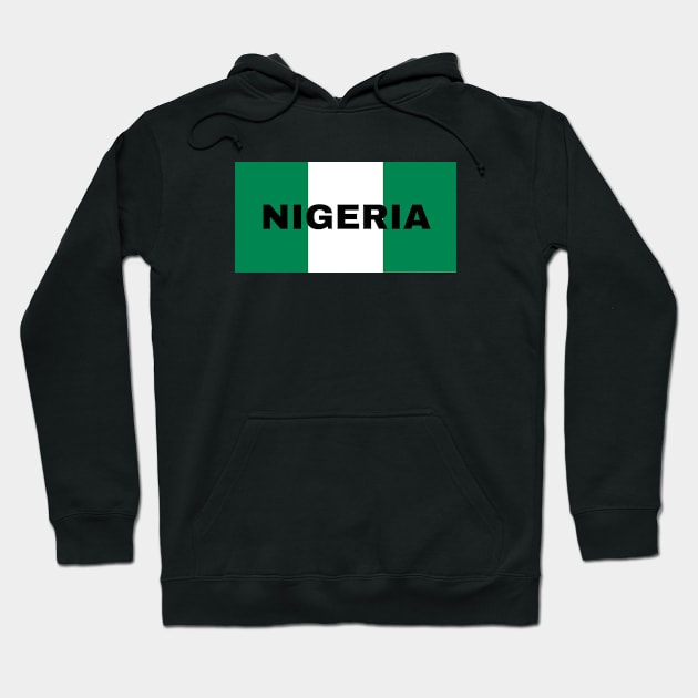 Nigeria Flag Hoodie by aybe7elf